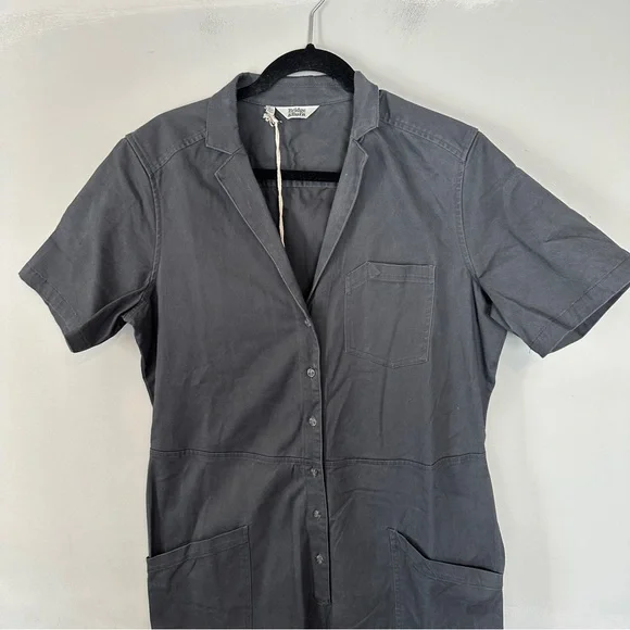 Bridge & Burn The Lou Utility Jumpsuit NWT NEW Large Slate - Picture 4 of 13